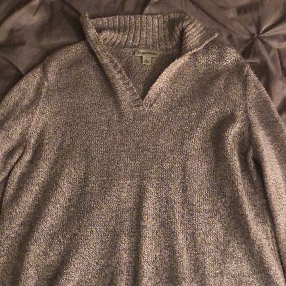 Pink/gray mix sweater